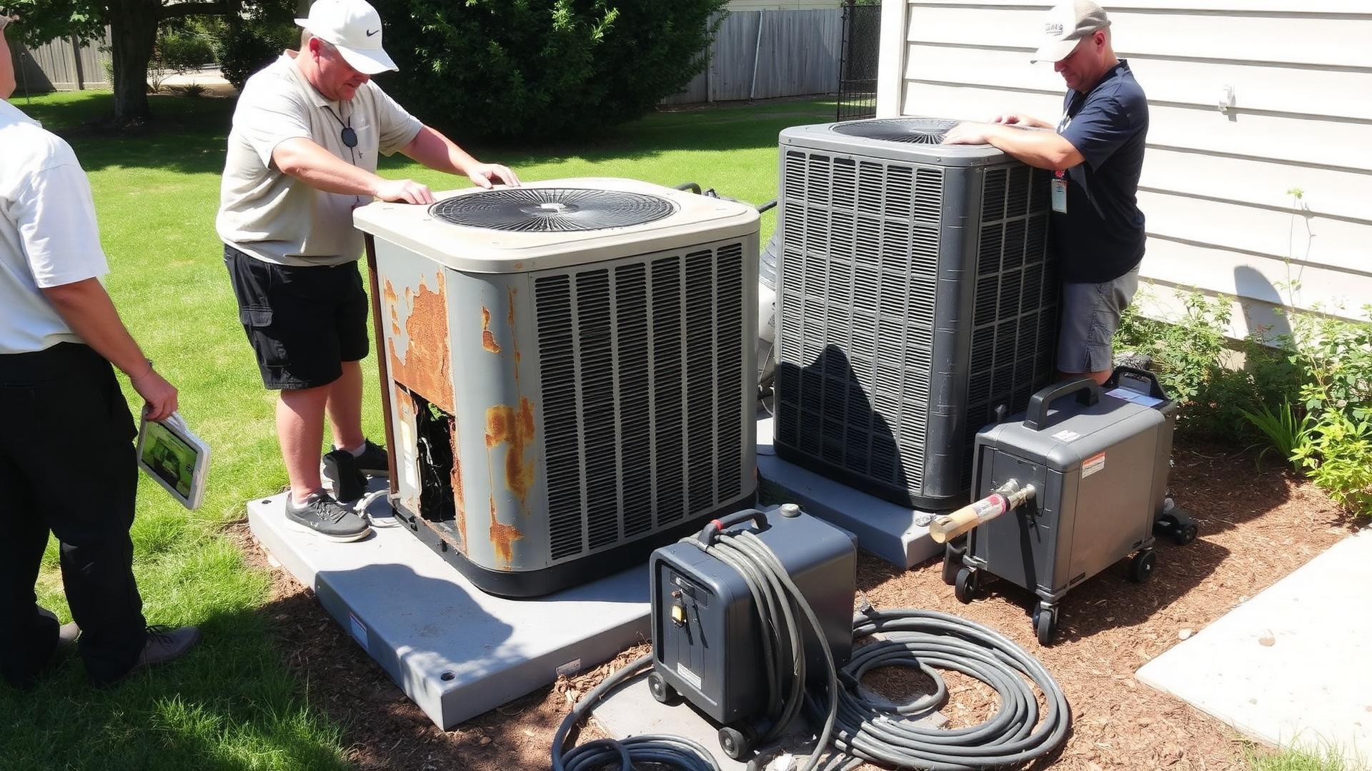 AC Replacement services by K&D Mechanical in Herriman, Utah