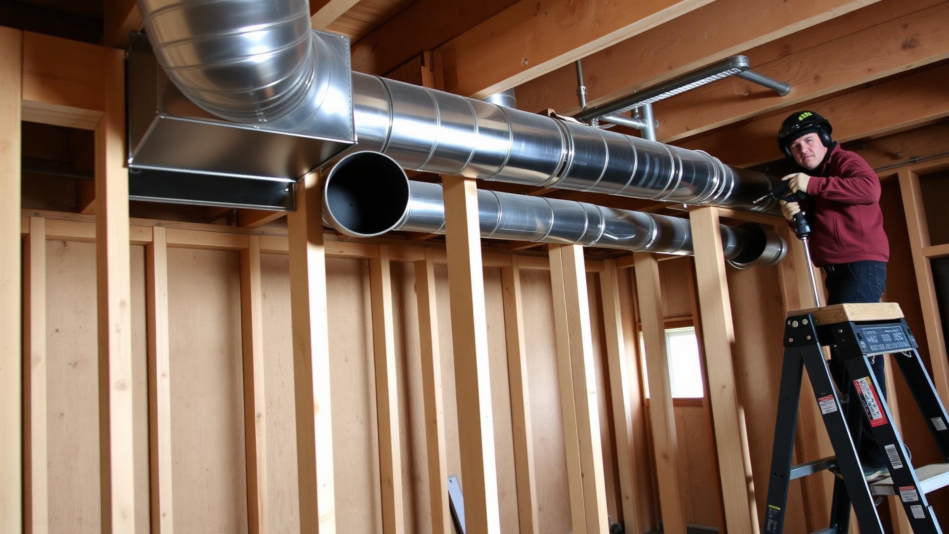 Ducting services by K&D Mechanical in Herriman, Utah